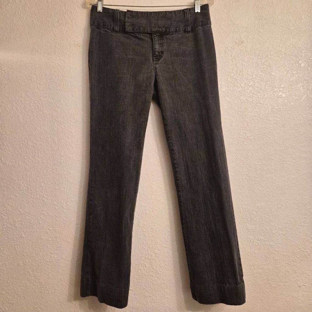 Tommy Hilfiger Vintage Y2K Low-rise Straight Leg Black Jeans: 8